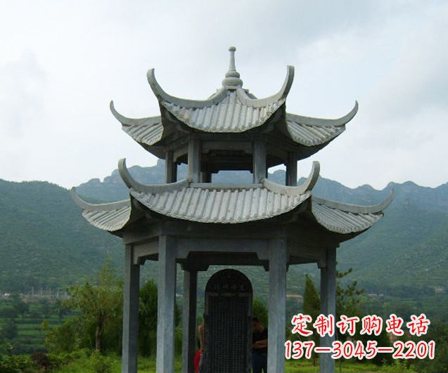 兰州园林景观仿古凉亭石雕
