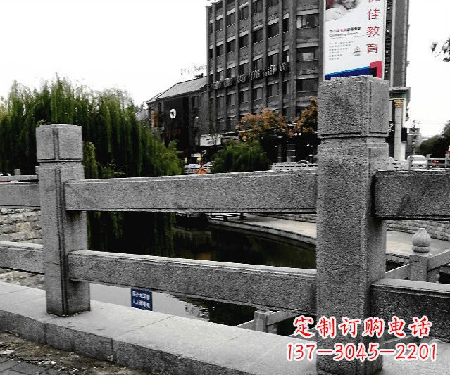 兰州园林景观仿古石雕栏板 (9)