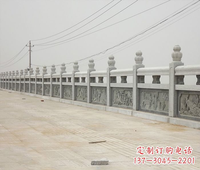 兰州园林景观仿古石雕栏板_2