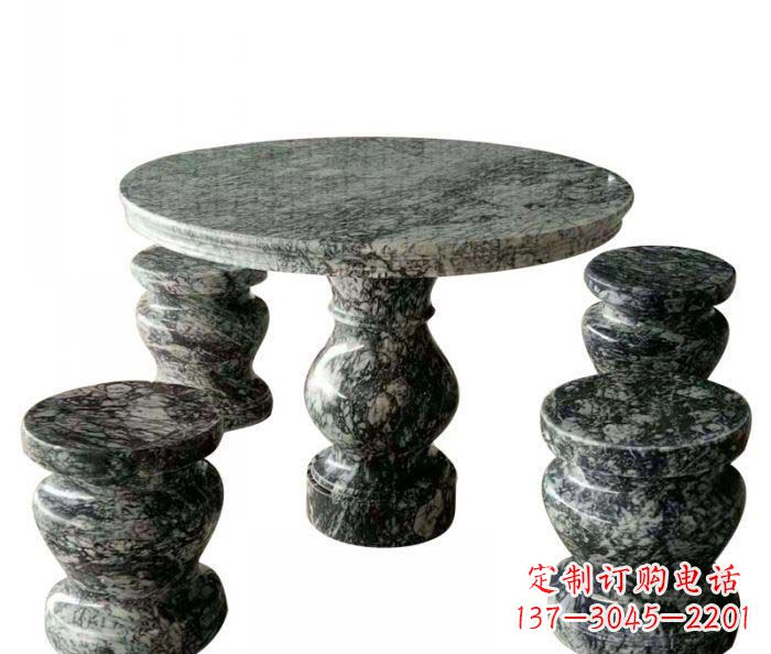 兰州园林景观圆形石桌凳