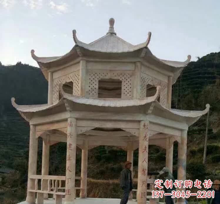 兰州园林石雕凉亭