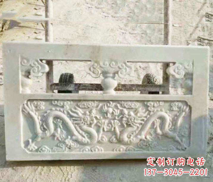 兰州园林石浮雕栏板景观石雕