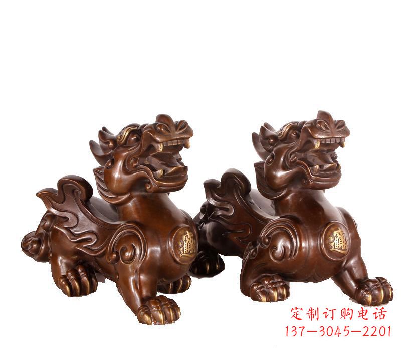 兰州招财进宝貔貅铜雕