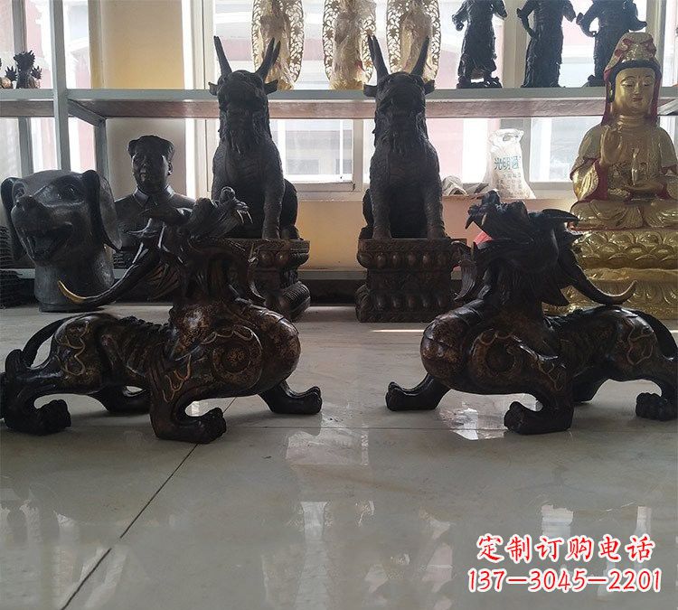 兰州招财辟邪貔貅铜雕