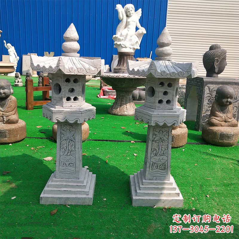 兰州中式大理石灯笼