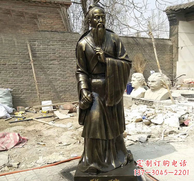 兰州铸铜古代名医华佗