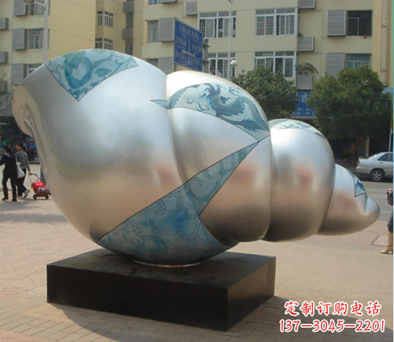 兰州海螺雕塑不锈钢